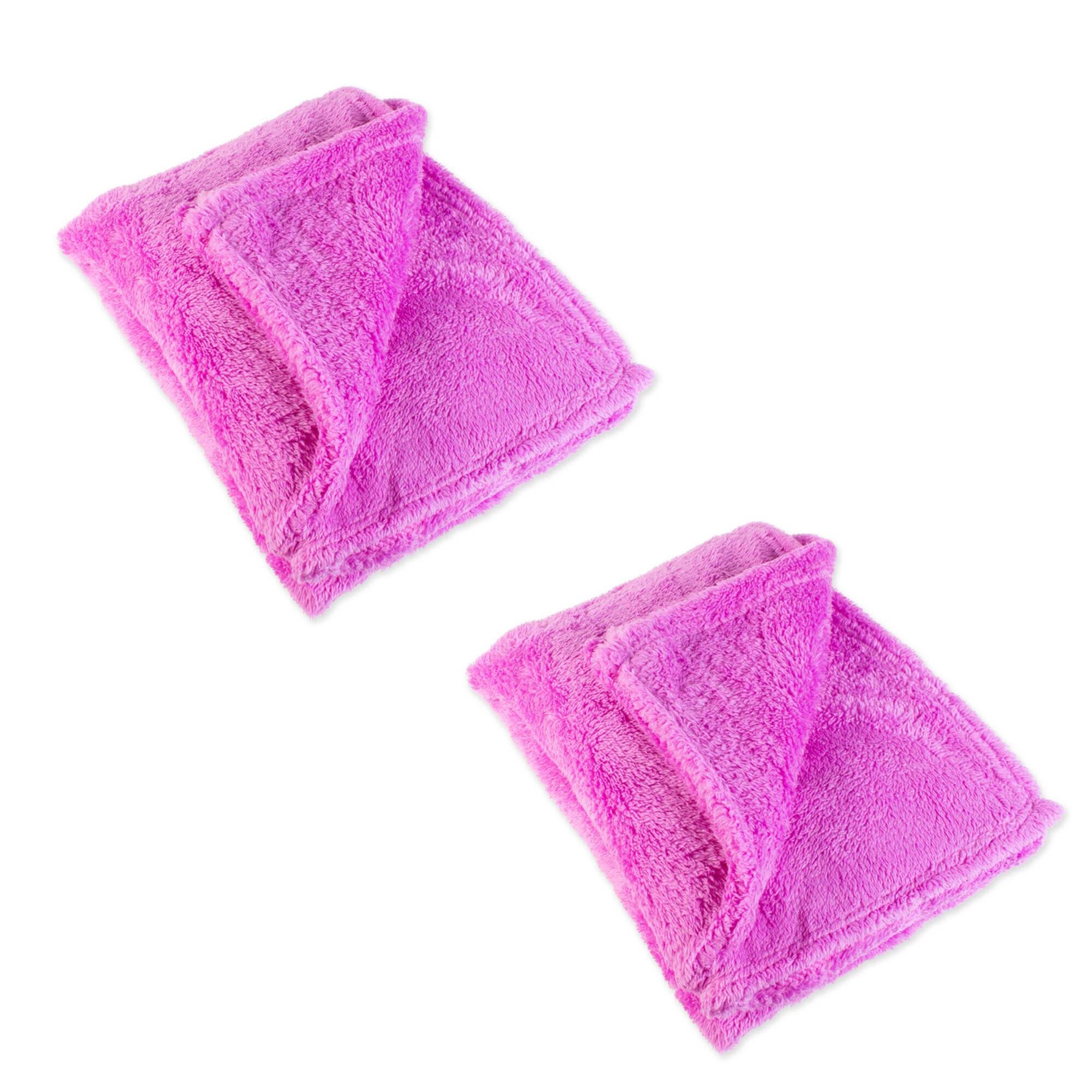 DII® Fuzzy Fleece Throw 2 Pack